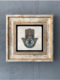 Resim Oscar Stone Decor Çerçeveli Doğaltaş Tablo 