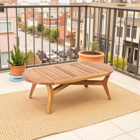 Resim ReHome Moon OS İroko Bahçe Balkon Masası 