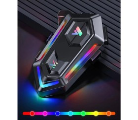 Resim Avantaj Paketi Motorsiklet Kask Interkom Kulaklık ve Kask Telefon Tutucu Aparatı Rgb Kask Kulaklığı 