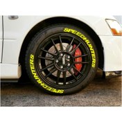 Resim Genel Markalar 3D LASTİK YAZISI SARI SPEED HUNTERS 8 Lİ SET YAPIŞTIRICI + ZIMPARA 