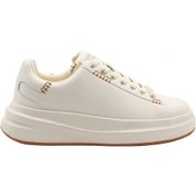 Resim Guess Elba Erkek Beyaz Deri Sneaker Fmtlbalea12-offwh Beyaz 