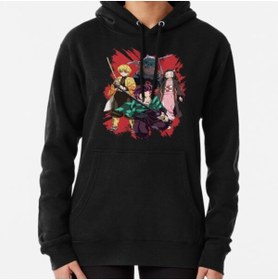 Resim GALASHOP Kimetsu No Yaiba Demonslayer Hoodie 