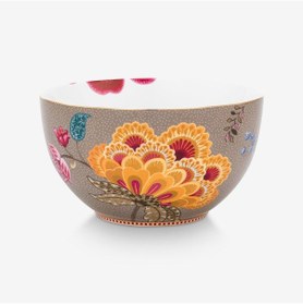 Resim Haki Porselen Servis Kasesi 18 Cm 