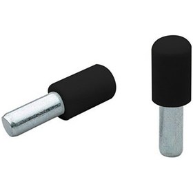 Resim Plastik Başlı Metal Raf Pimi 5 Mm Siyah 100 Adet 