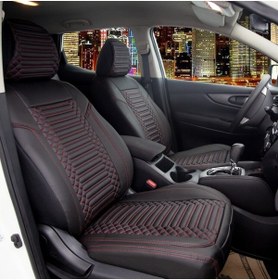 Resim Volkswagen Polo Uyumlu Yeni Lüks Deri Oto Koltuk Kılıfı Ön/arka Set 