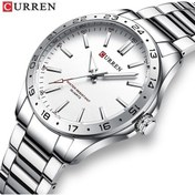 Resim Yingfu Erkek Çocuk Saati, Curren 8452 Çelik Su Geçirmez Basit İş Saati Stokta Çok Renkli 