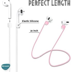 Resim Airpods Pro Için Manyetik Mıknatıslı Kulaklık Ipi Mor [airpods Pro ile Uyumlu Kılıf - Mor] 