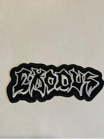 Resim StüdyoÜmitTişört Exodus Whıte Logo Patch-peç,arma,kot Yaması 