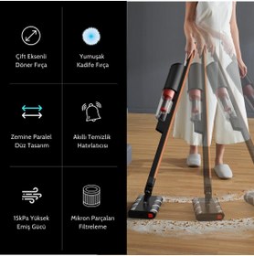 Resim Deerma Vc31 Kablosuz Dikey Şarjlı Süpürge 