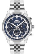 Resim Slazenger Sl.09.2204.2.08 Tüm Fonksiyonları Aktif 5 Atm Suya Dayanıklı Çelik Kordonlu Metalik Renk E 