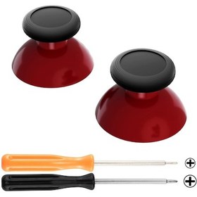 Resim Carmine Kırmızı Siyah-extremerate Çift Renkli Joystick Thumbsticks Analog Nintendo Switch Pro Denetleyici İçin Philli 