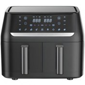 Resim Smartmi Cook Master Duo Çift Hazneli Air Fryer (4.8L + 4.8L) 9.6L Yağsız Fritöz 