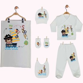 Resim Pia Baby Gl 1938-07 Isme Özel Battaniye Zıbın Set 