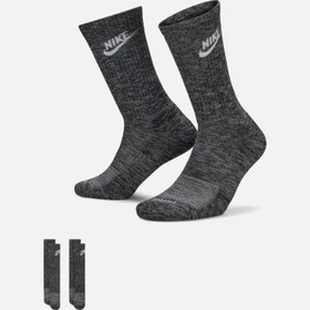 Resim Nike Dri-Fit Everyday Plus Cushioned Crew Melange Knitting (1 Pairs) Erkek Çorap 