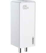 Resim Remax Rp-u50 Gan 65w Pd Qc 3.0 Type-c Usb Bağlantı Noktası Hızlı Şarj Cihazı Abd Beyaz 