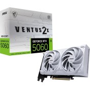 Resim Msı VGA Geforce Rtx 5060 8g Ventus 2x Oc Whıte 8gb Gdrr7 128B DX12 Pcıe 5.0 X16 (3xdp 1xhdmı) 