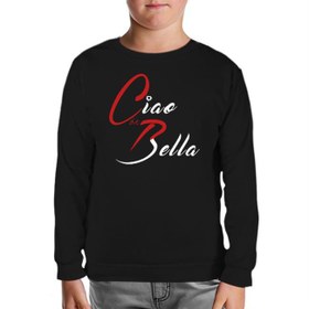 Resim Ciao Bella - CdeP Siyah Çocuk Sweatshirt 