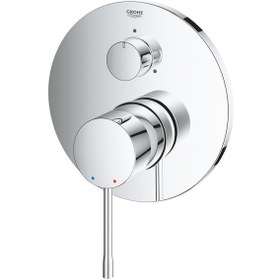 Resim Grohe Essence Ankastre Banyo Duş Bataryası 3 Çıkışlı Divertörlü- Krom 