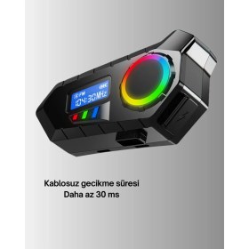 Resim Ucuz Tekno Bluetooth 5.4 Kablosuz Interkom 