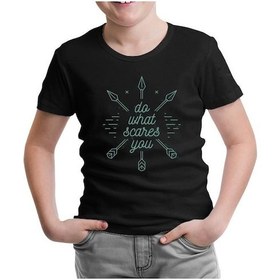 Resim Lord Tshirt Boho Text And Arrows Siyah Çocuk Tshirt 001 