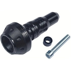 Resim Xuweiwei Black 1 Adet Evrensel Alaşımlı M10 Çerçave Kaydırıcı Off-road Motosikletler İçin 10mm Egzoz Koruyucu Anti Düşüş Motor Çubuğu Koruması 