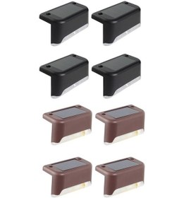 Resim Fastbuy Siyah 3led Güneş Enerjili Merdiven Işığı - Islak Ve Isıtken Kullanım, Dış Mekan Ve Çit Işığı, Anahtarlı Kontrol 