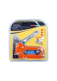 Resim Aubyhe Endüstriyel Çok Amaçlı El Noktalayıcı - Ahşap, Tablo, Dekorasyon U Çıvı Atıcı - 48 Çıvı İçeren Turuncu Sert Plastik Paket 