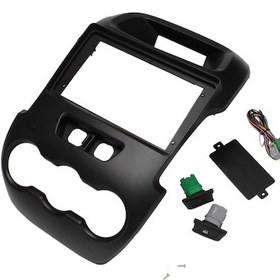 Resim Synodicmonth Ford Ranger F250 2011-2015 İçin 2din Araç Ses Sistemi Radyo Fasya Adaptörü 9 İnç Büyük Ekran Gösterge Paneli Montaj Paneli Çerçevesi 