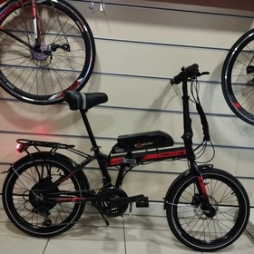 Resim Alba Elektrikli 20 Katlanır 500W 66Nm 16AH Batarya Shimano Hidrolik Disk Bisiklet 
