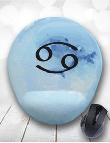 Resim Atölye Çizgi Yengeç Burcu Bilek Destekli Mouse Pad 