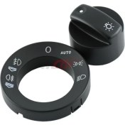 Resim Audi A4 2000-2009 Ön Arka Far Açma Anahtarı Sis Otomatik Çerçeve ve Anahtar Kısmı 8E0941531E 