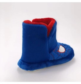 Resim Ekofark Ayakkabı Erkek Koyu Mavi Örümcek Adam Desenli Panduf 