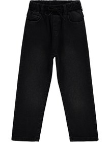 Resim Civil Boys Beli Lastikli Jogger 10-13 Yaş Pantolon Kot - Siyah - Siyah / 12-13 Yaş 