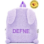 Resim Tosbiş Hızlı Kuruyan [ Istediğiniz Ismi Nakışla Yazıyoruz ] Tavşan Lila 0-8 Yaş Çocuk Sırt Çantası, Anaoku 