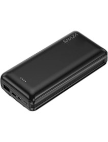 Resim Shaza 20.000 Mah 4in1 Smart Chip Powerbank Siyah 