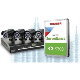 Resim Kaia Life Toshıba S300, HDWT720UZSVA, 3.5", 2tb, 128MB 5400 Rpm, 7/24 Güvenlik HDD (Türkiye Distribütörü Garantili) 