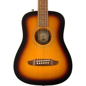 Resim Fender Redondo Mini Elektro Akustik Gitar - Sunburst / Walnut 