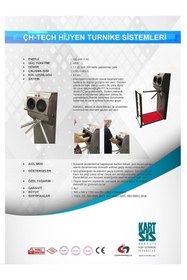 Resim TechRON M2450 Hijyen Turnikesi + Seperatörlü -el Dezenfeksiyon 