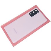 Resim Samsung Galaxy S20 Fe Arka Pil Batarya Kapağı Full Lensli Mor 