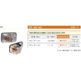 Resim Unıversal Yan Sinyal Lambası Duylu Sol İsuzu Npr-nqr-nkr 2006 - Mars-622419 