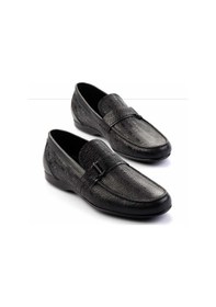 Resim Bambi Siyah Leather Erkek Loafer Ayakkabı E01757267403 Siyah 