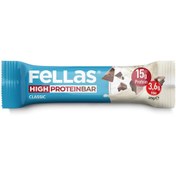 Resim FELLAS Yüksek Protein Bar - Klasik Sade 45g 