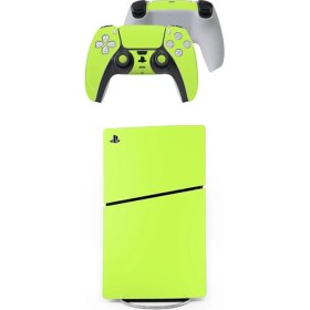 Resim cosy home gift Solid Renkler Playstation 5 Slim Dijital Versiyon Sticker Kaplama Seti 