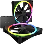 Resim Nzxt F140 Rgb Duo Siyah 2x140 Mm+fan Kontrolcü Rf-d14df-b1 Nzxt