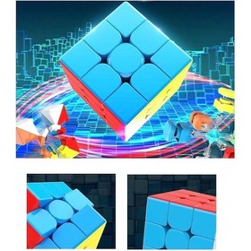 Resim 3x3 Profesyonel 3x3 Zeka Küpü Akıl Küpü Rübik Küp Speed Cupe Sabır Küpü 