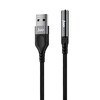 Resim Juo USB-A to 3.5MM Jack Kulaklık Mikrofon Aux Dönüştürücü Harici Ses Kartı 