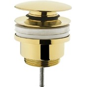 Resim Lavabo Yuvarlak Süzgeci Basmalı Altın A4514923 