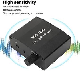 Resim TaşıNabilir KulaklıK AmplifikatöRü, ÖğRenme için Mini ALC Otomatik KulaklıK AmplifikatöRü 