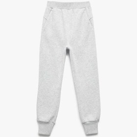 Resim Koton Kız Çocuk Beli Lastikli Cepli Basic Jogger Eşofman Altı Gri 