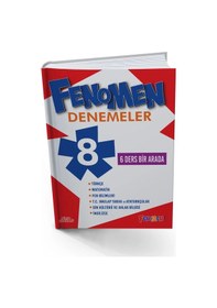 Resim Fenomen 8.sınıf Tüm Dersler Deneme Seti 6 Kitap Birarada 2025 